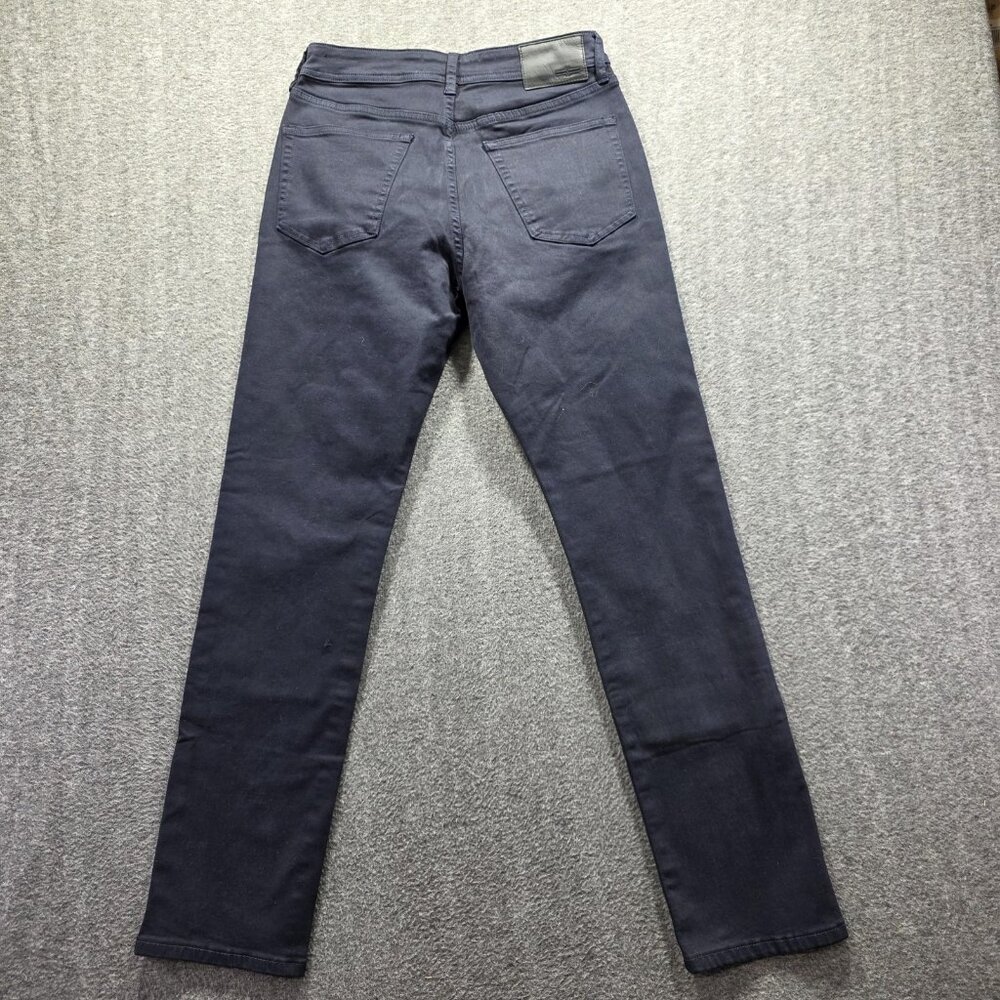 Liverpool Modern Straight Jeans Mens 29x32 Blue Dark Wash Stretch Denim Casual